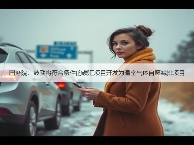 国务院：鼓励将符合条件的碳汇项目开发为温室气体自愿减排项目(图3)