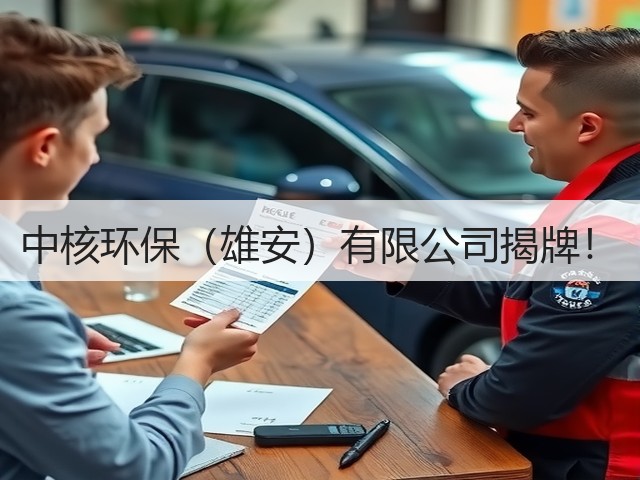 中核环保(雄安)有限公司揭牌!(图1) 中核环保(雄安)有限公司揭牌!(图1)