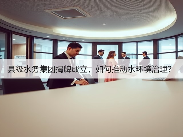 县级水务集团揭牌成立，如何推动水环境治理？(图3)