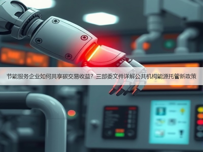 节能服务企业如何共享碳交易收益?三部委文件详解公共机构能源托管新政策 节能服务企业如何共享碳交易收益?三部委文件详解公共机构能源托管新政策