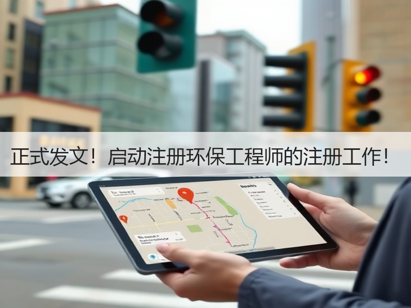 正式发文！启动注册环保工程师的注册工作！