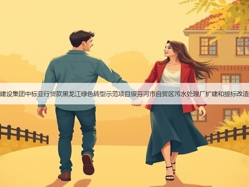 北大荒建设集团中标亚行贷款黑龙江绿色转型示范项目绥芬河市自贸区污水处理厂扩建和提标改造工程！