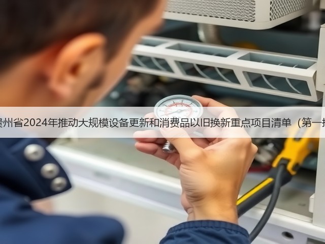 关于印发《贵州省2024年推动大规模设备更新和消费品以旧换新重点项目清单（第一批）》的通知(图2)