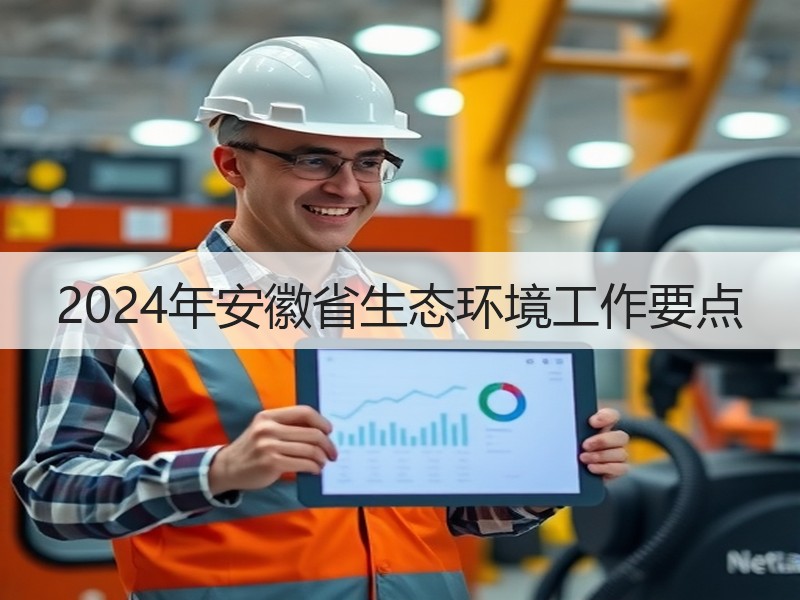 2024年安徽省生态环境工作要点