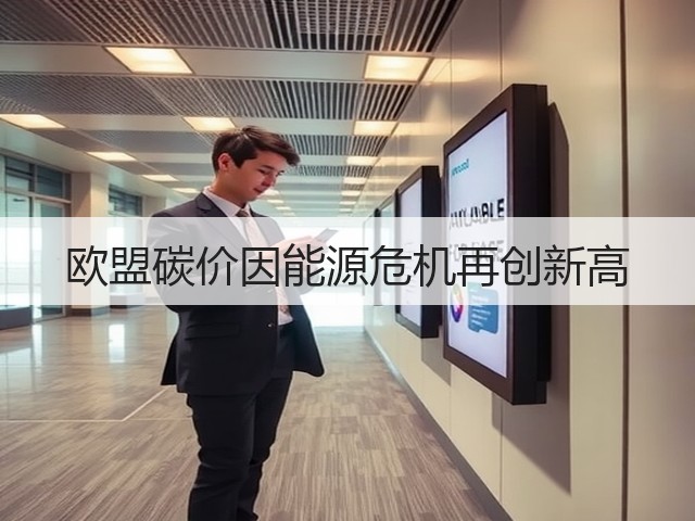 欧盟碳价因能源危机再创新高(图1)