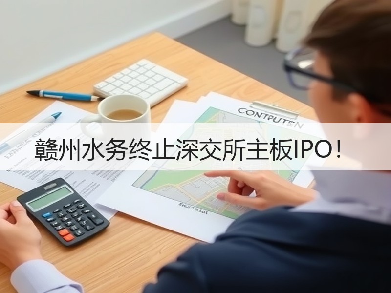 赣州水务终止深交所主板IPO！