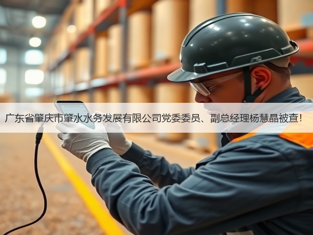 广东省肇庆市肇水水务发展有限公司党委委员、副总经理杨慧晶被查!(图2) 广东省肇庆市肇水水务发展有限公司党委委员、副总经理杨慧晶被查!(图2)