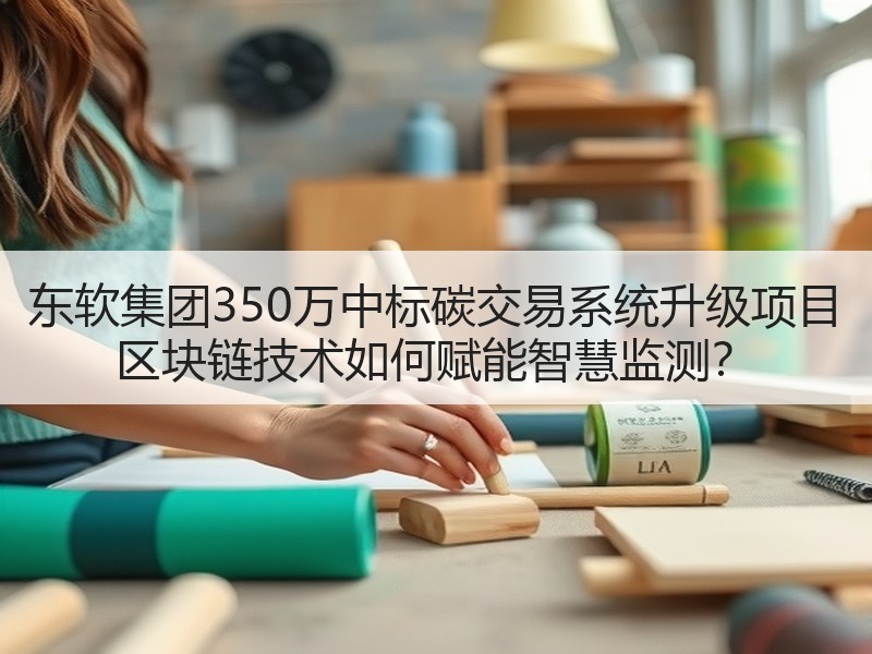 东软集团350万中标碳交易系统升级项目 区块链技术如何赋能智慧监测? 东软集团350万中标碳交易系统升级项目 区块链技术如何赋能智慧监测?
