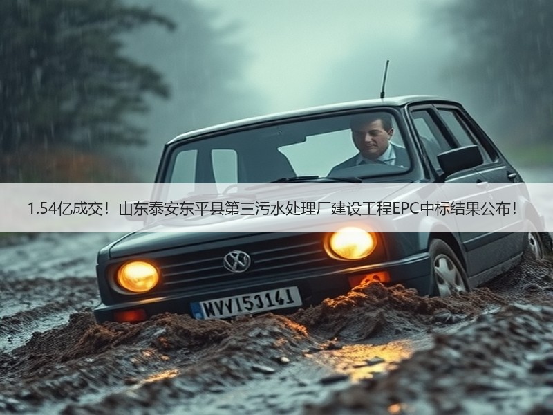 1.54亿成交！山东泰安东平县第三污水处理厂建设工程EPC中标结果公布！
