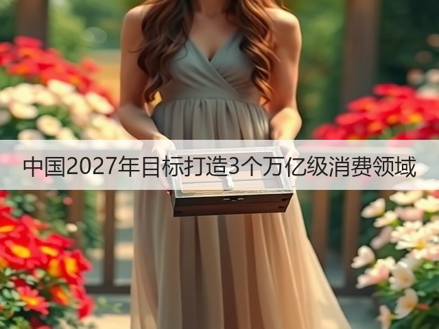 中国2027年目标打造3个万亿级消费领域(图1) 中国2027年目标打造3个万亿级消费领域(图1)