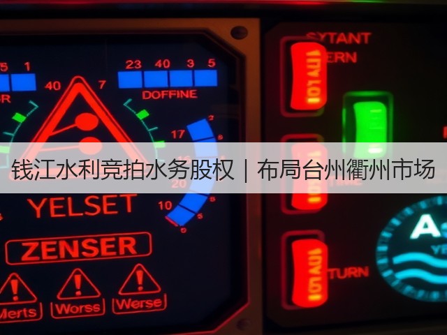 钱江水利竞拍水务股权｜布局台州衢州市场(图1)
