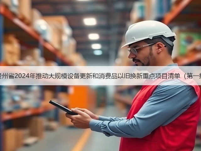 关于印发《贵州省2024年推动大规模设备更新和消费品以旧换新重点项目清单(第一批)》的通知(图1) 关于印发《贵州省2024年推动大规模设备更新和消费品以旧换新重点项目清单(第一批)》的通知(图1)