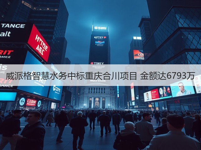 威派格智慧水务中标重庆合川项目 金额达6793万(图3) 威派格智慧水务中标重庆合川项目 金额达6793万(图3)