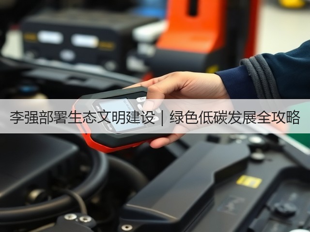 李强部署生态文明建设|绿色低碳发展全攻略(图3) 李强部署生态文明建设|绿色低碳发展全攻略(图3)