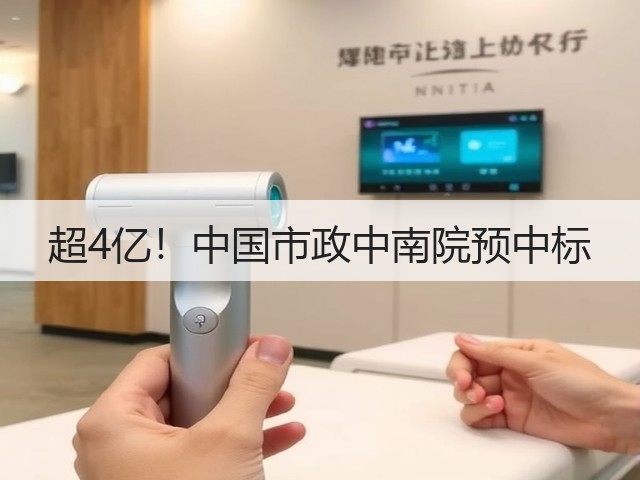 超4亿!中国市政中南院预中标(图1) 超4亿!中国市政中南院预中标(图1)