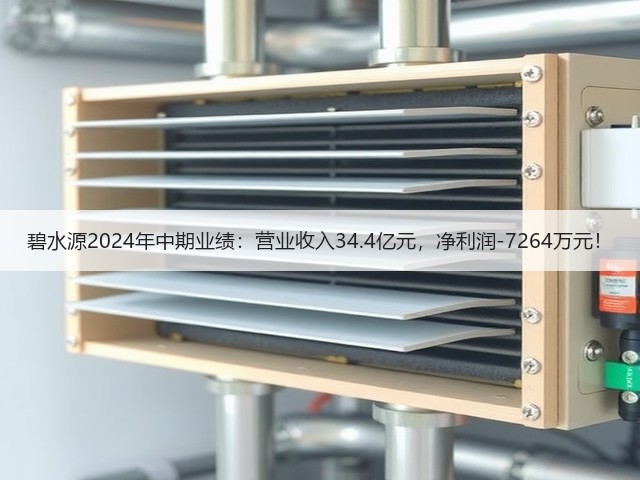 碧水源2024年中期业绩:营业收入34.4亿元,净利润-7264万元!(图2) 碧水源2024年中期业绩:营业收入34.4亿元,净利润-7264万元!(图2)