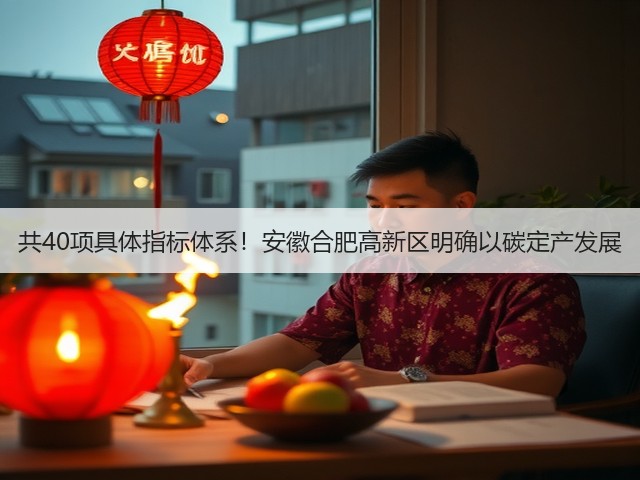 共40项具体指标体系!安徽合肥高新区明确以碳定产发展(图3) 共40项具体指标体系!安徽合肥高新区明确以碳定产发展(图3)