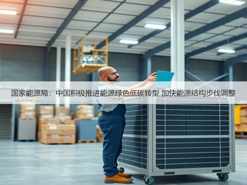 国家能源局：中国积极推进能源绿色低碳转型 加快能源结构步伐调整