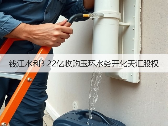 钱江水利3.22亿收购玉环水务开化天汇股权(图2) 钱江水利3.22亿收购玉环水务开化天汇股权(图2)