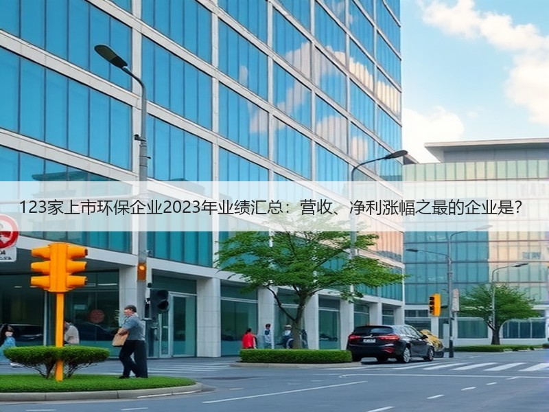 123家上市环保企业2023年业绩汇总：营收、净利涨幅之最的企业是？