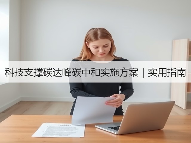 科技支撑碳达峰碳中和实施方案|实用指南(图1) 科技支撑碳达峰碳中和实施方案|实用指南(图1)