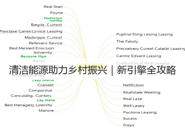 清洁能源助力乡村振兴｜新引擎全攻略(图2)