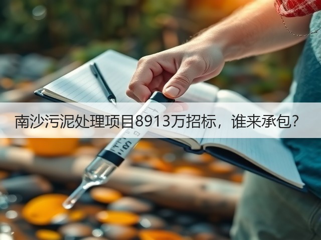 南沙污泥处理项目8913万招标,谁来承包?(图2) 南沙污泥处理项目8913万招标,谁来承包?(图2)