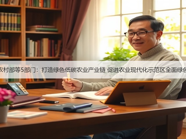 农业农村部等5部门:打造绿色低碳农业产业链 促进农业现代化示范区全面绿色转型(图2) 农业农村部等5部门:打造绿色低碳农业产业链 促进农业现代化示范区全面绿色转型(图2)