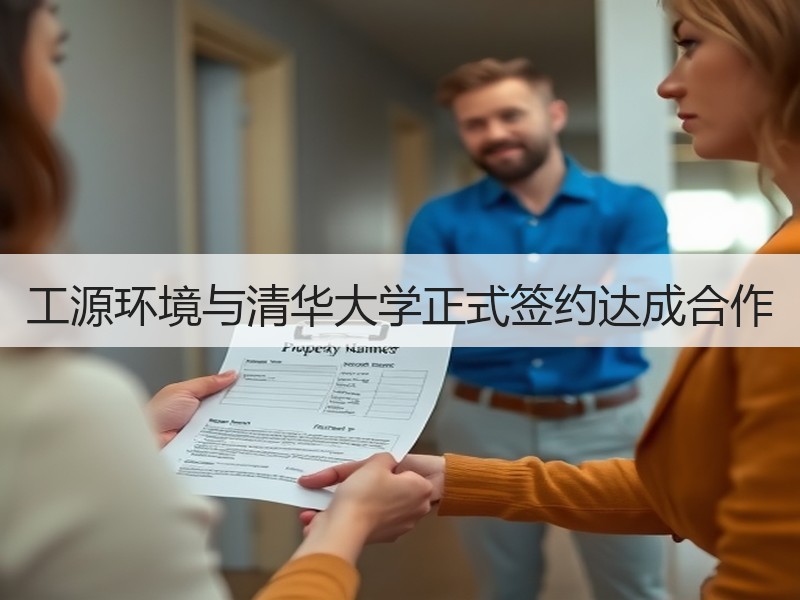 工源环境与清华大学正式签约达成合作