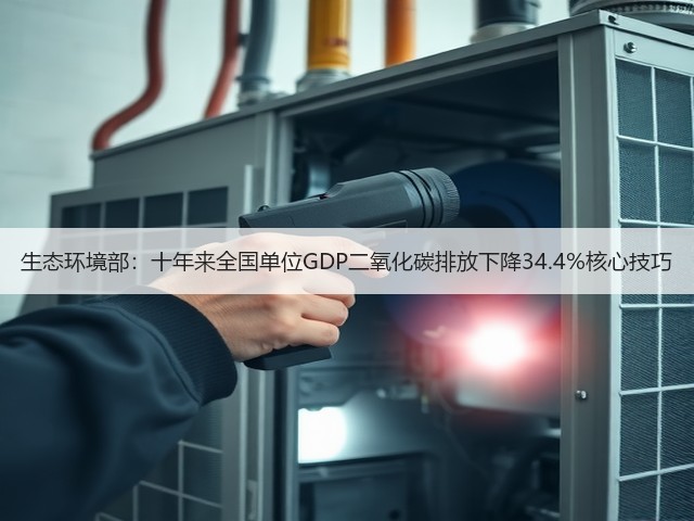 生态环境部:十年来全国单位GDP二氧化碳排放下降34.4%核心技巧(图2) 生态环境部:十年来全国单位GDP二氧化碳排放下降34.4%核心技巧(图2)