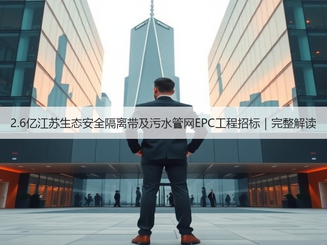 2.6亿江苏生态安全隔离带及污水管网EPC工程招标|完整解读(图3) 2.6亿江苏生态安全隔离带及污水管网EPC工程招标|完整解读(图3)
