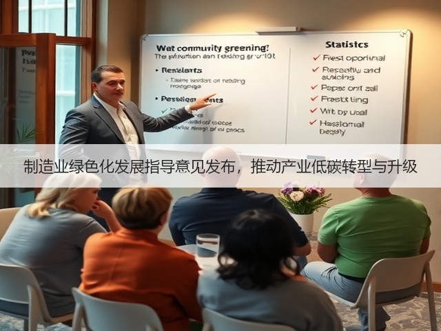制造业绿色化发展指导意见发布,推动产业低碳转型与升级(图1) 制造业绿色化发展指导意见发布,推动产业低碳转型与升级(图1)