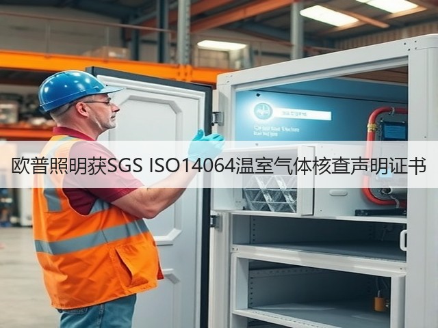欧普照明获SGS ISO14064温室气体核查声明证书(图3) 欧普照明获SGS ISO14064温室气体核查声明证书(图3)