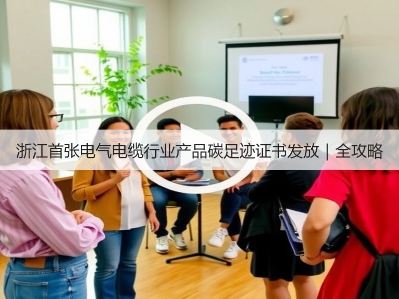 浙江首张电气电缆行业产品碳足迹证书发放｜全攻略