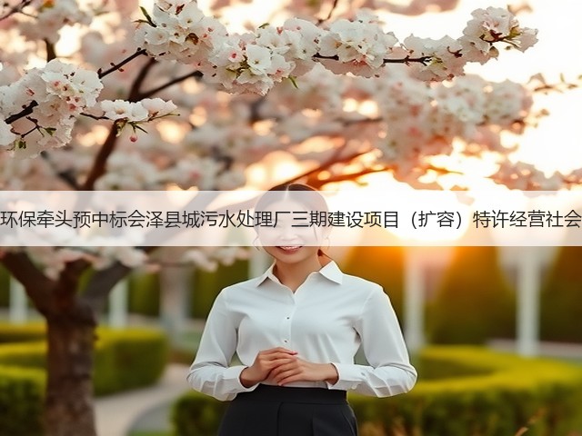 天津创业环保牵头预中标会泽县城污水处理厂三期建设项目(扩容)特许经营社会投资人!(图2) 天津创业环保牵头预中标会泽县城污水处理厂三期建设项目(扩容)特许经营社会投资人!(图2)