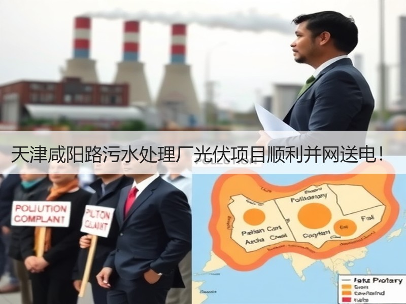 天津咸阳路污水处理厂光伏项目顺利并网送电！