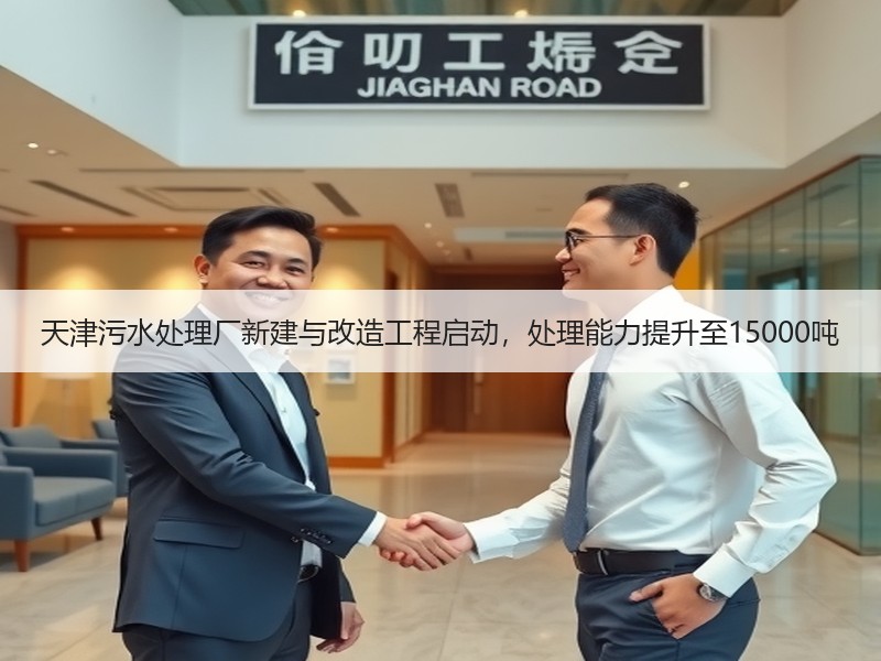 天津污水处理厂新建与改造工程启动,处理能力提升至15000吨 天津污水处理厂新建与改造工程启动,处理能力提升至15000吨