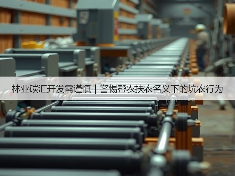 林业碳汇开发需谨慎|警惕帮农扶农名义下的坑农行为 林业碳汇开发需谨慎|警惕帮农扶农名义下的坑农行为