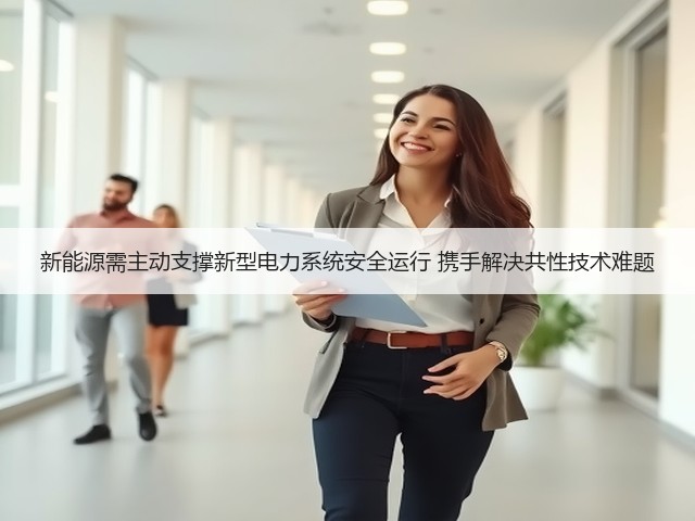 新能源需主动支撑新型电力系统安全运行 携手解决共性技术难题(图3) 新能源需主动支撑新型电力系统安全运行 携手解决共性技术难题(图3)