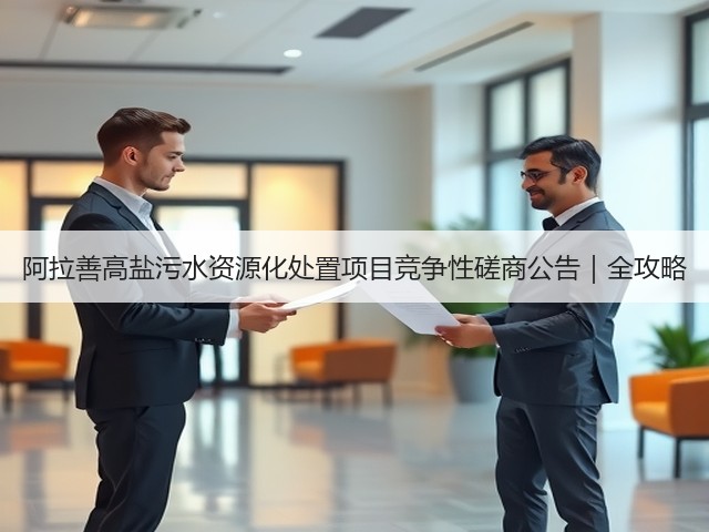 阿拉善高盐污水资源化处置项目竞争性磋商公告|全攻略(图2) 阿拉善高盐污水资源化处置项目竞争性磋商公告|全攻略(图2)
