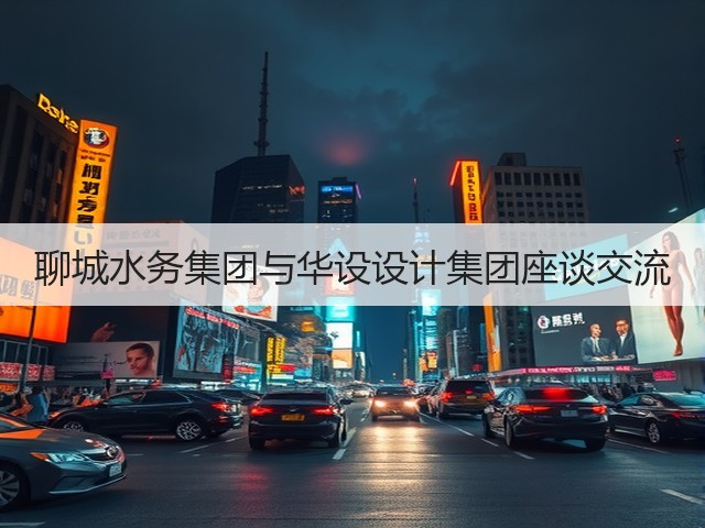 聊城水务集团与华设设计集团座谈交流(图1) 聊城水务集团与华设设计集团座谈交流(图1)