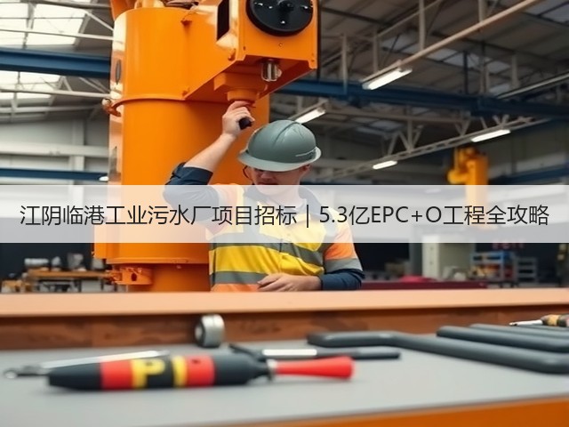 江阴临港工业污水厂项目招标｜5.3亿EPC+O工程全攻略(图1)