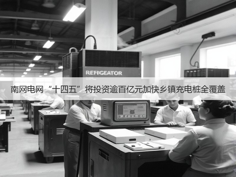 南网电网“十四五”将投资逾百亿元加快乡镇充电桩全覆盖
