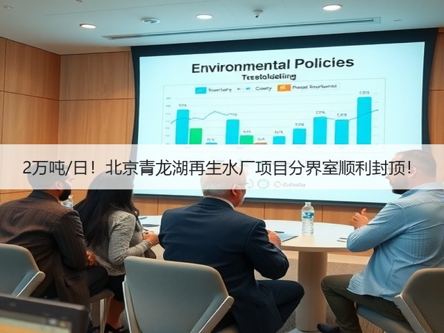 2万吨/日！北京青龙湖再生水厂项目分界室顺利封顶！(图2)