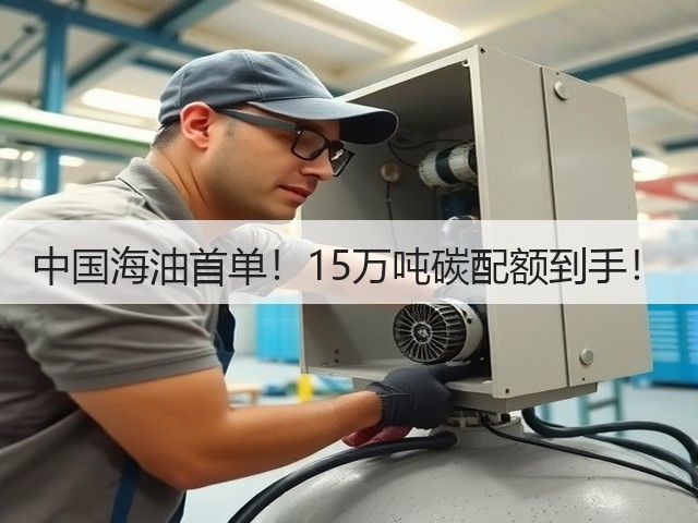 中国海油首单!15万吨碳配额到手!(图3) 中国海油首单!15万吨碳配额到手!(图3)