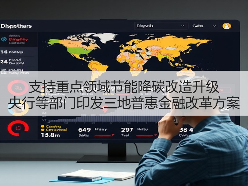 支持重点领域节能降碳改造升级 央行等部门印发三地普惠金融改革方案