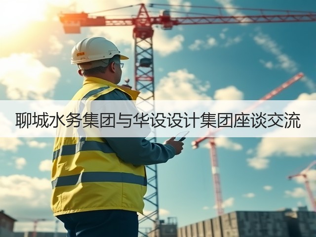 聊城水务集团与华设设计集团座谈交流(图3) 聊城水务集团与华设设计集团座谈交流(图3)