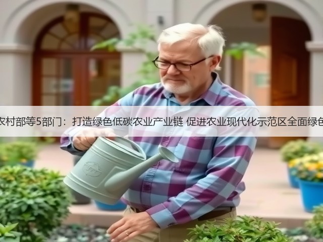 农业农村部等5部门：打造绿色低碳农业产业链 促进农业现代化示范区全面绿色转型(图3)