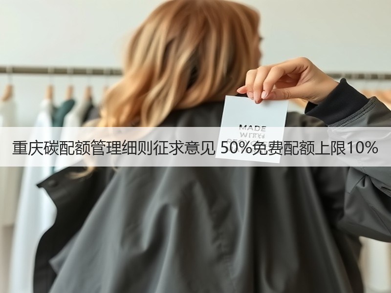 重庆碳配额管理细则征求意见 50%免费配额上限10% 重庆碳配额管理细则征求意见 50%免费配额上限10%