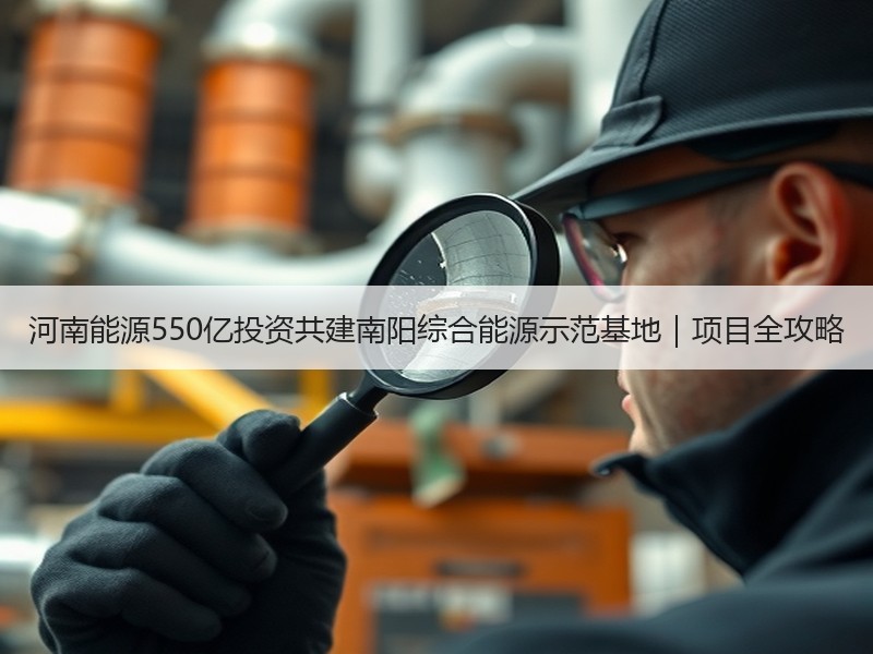 河南能源550亿投资共建南阳综合能源示范基地|项目全攻略 河南能源550亿投资共建南阳综合能源示范基地|项目全攻略